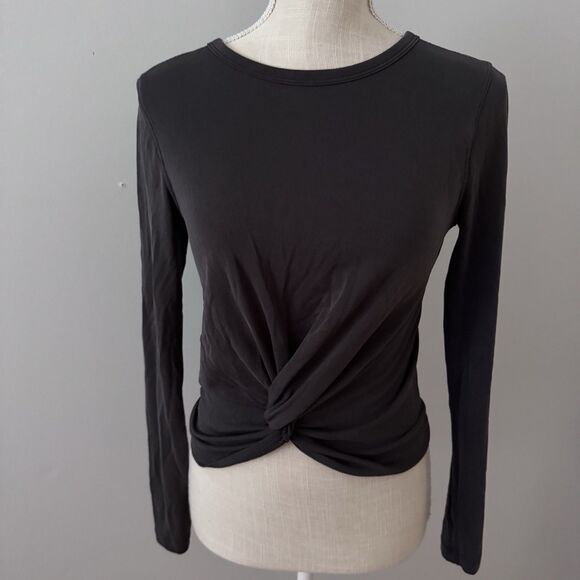 Lululemon‎ Crescent Long Sleeve *Cupro Rib Intergalactic Gray Size 4* - Picture 1 of 6